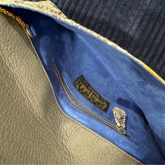 Carlos Falchi Python Clutch Bag - Picture 10 of 13
